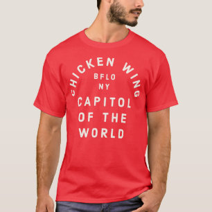 Hühnerflügel-Hauptstadt des Buffalo NY Vinta T-Shirt