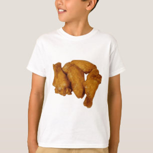 Hühnerflügel-knusperiges köstliches T-Shirt