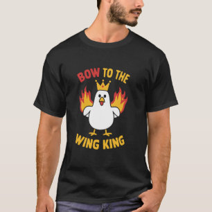 Hühnerflügel Wing scharf gekochte Hühner Fast Food T-Shirt