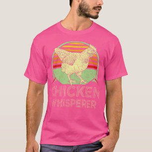 Hühnerflüster Retro Vintager gestörter Stil F T-Shirt