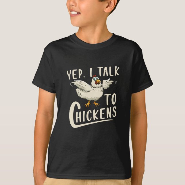 Hühnerflüster T-Shirt (Vorderseite)