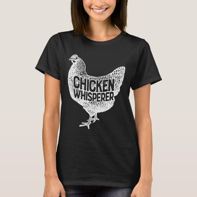 Hühnerflüster Weibchen Bauer T-Shirt (Vorderseite)