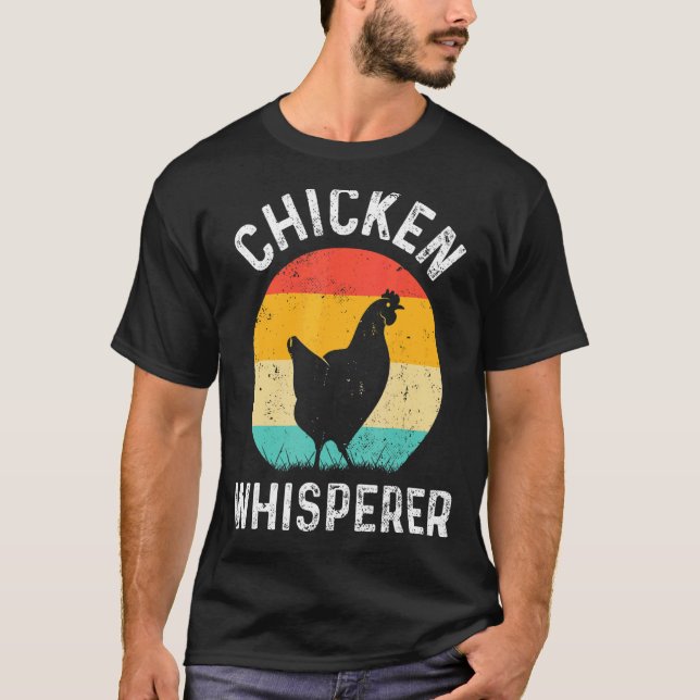 Hühnerflüsterer Barnyard Ernte Landwirtschaft Stal T-Shirt (Vorderseite)