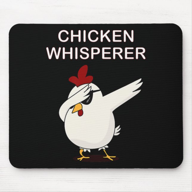 Hühnerflüsterer Dabbing-Shirt Kinder Dab Chi Mousepad (Vorne)