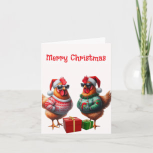 Hühnerfreund Weihnachten Karte