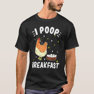 Hühnerfrühstück Hen Lay Eggs Geultry Themed T-Shirt
