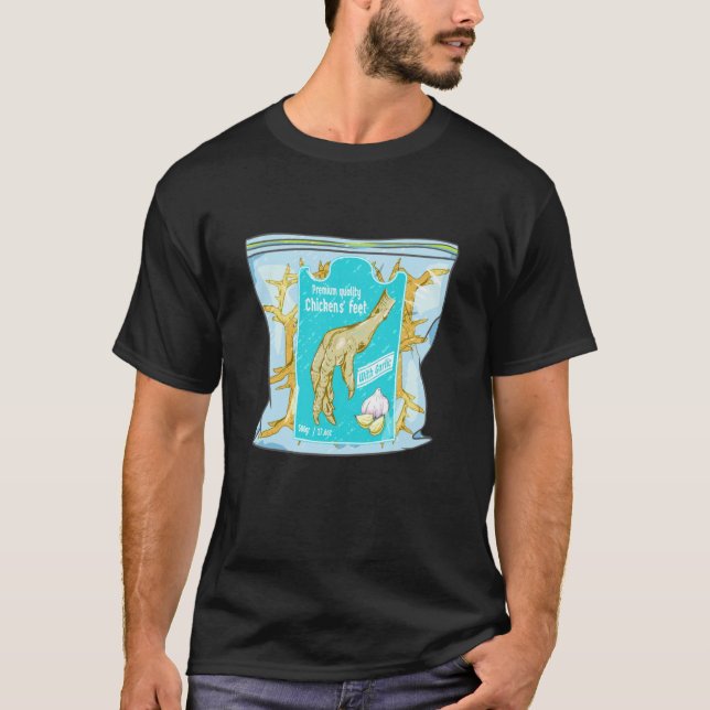 Hühnerfußkochen mit Hühnerfüßen T-Shirt (Vorderseite)