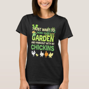 Hühnergarten Gärtnerei Für Männer Frauen Gärtner 3 T-Shirt