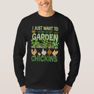 Hühnergarten Sonnengarten für Männer - Garten T-Shirt