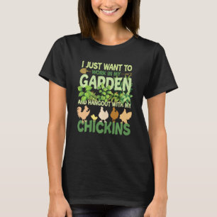 Hühnergarten Sonnengarten für Männer - Garten T-Shirt