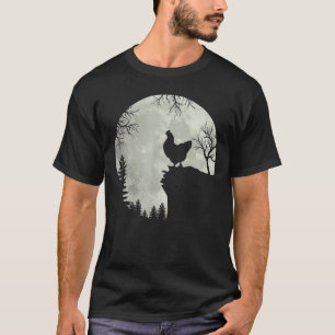 Hühnergebirge Halloween Night Costume Forest Hill  T-Shirt