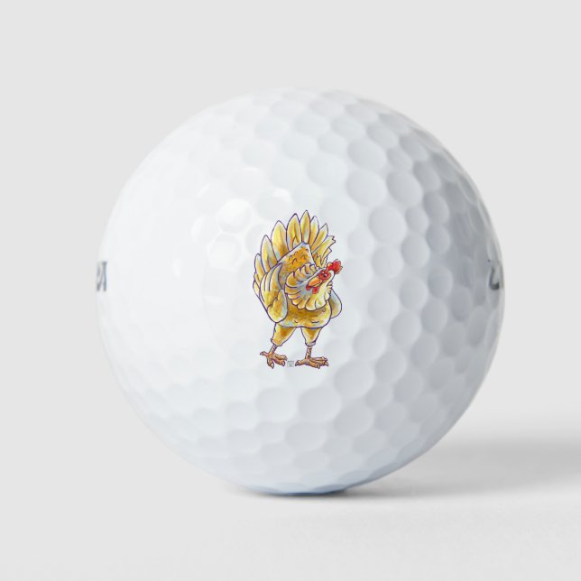 Hühnergeschenke und -zubehör golfball (Vorderseite)