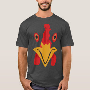 Hühnergesicht, lustiges Halloween-Süße Tier T-Shirt