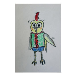 Hühnerglanz-Poster Poster