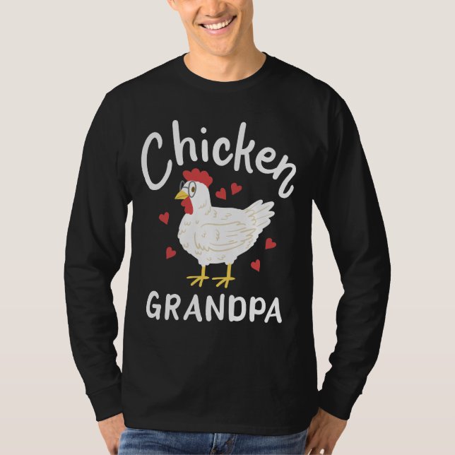Hühnergrandpa T-Shirt (Vorderseite)