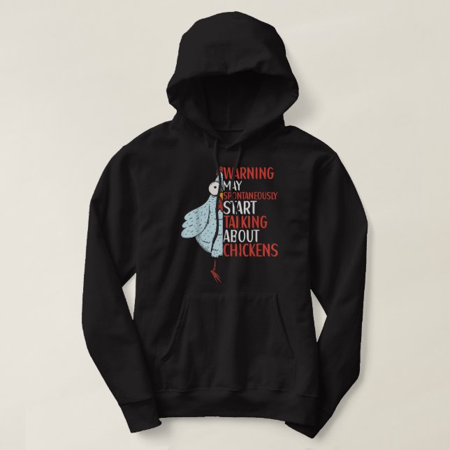 Hühnerhähnchen Bauer Bauer Hühnerhahnhähnchen Hoodie (Design vorne)