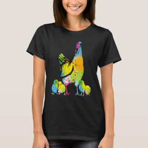 Hühnerhähnchen Hühnchen Geflügel Bauer Vintager St T-Shirt