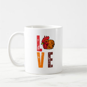 Hühnerhaltung - Huhn Hahn Liebhaber Hühnerfarmer Kaffeetasse