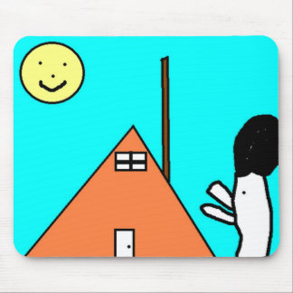 Hühnerhaus Mousepad