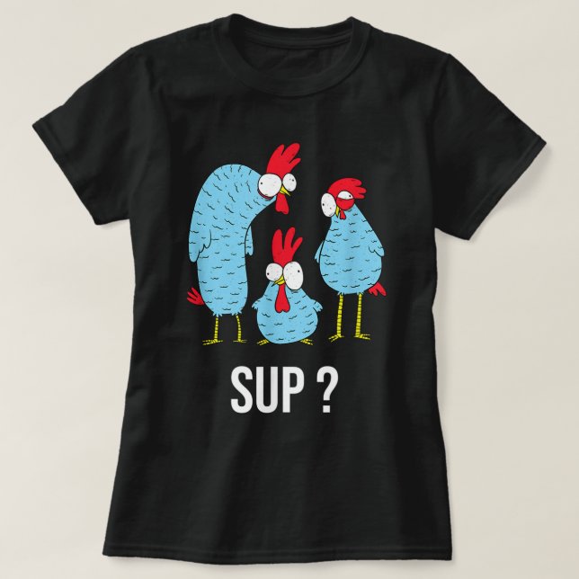 Hühnerheartbeat-T - Shirt (Design vorne)