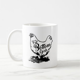 Hühnerhenne Fett Unterneier Tasse Kaffee