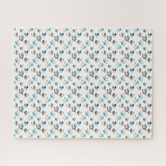 Hühnerhennen Puzzle (Horizontal)