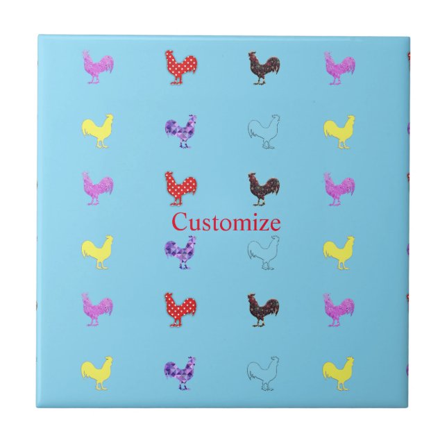 Hühnerhennen Thunder_Cove Fliese (Vorderseite)