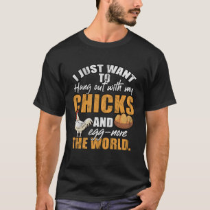 Hühnerherde Hahn Hinterhof Henne T-Shirt