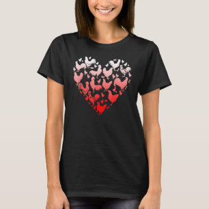 Hühnerherz zum Valentinstag Lustiges Tier Farmer T-Shirt