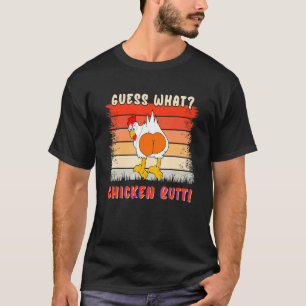 Hühnerhintern Errate welches Tier Niedliche Hühner T-Shirt