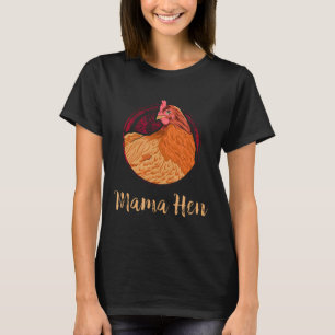 Hühnerhof-Frauen Mama-Henne T-Shirt