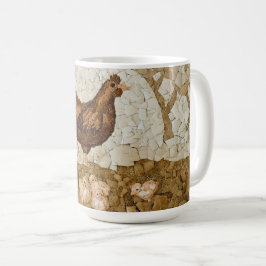 Hühnerhof-Tasse Kaffeetasse