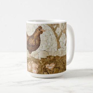 Hühnerhof-Tasse Kaffeetasse