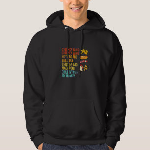 Hühnerhühner Wing Hot Dog und Bologna Hoodie