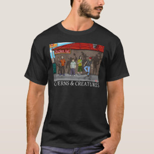Hühnerhütte Höhlen & Kreaturen T-Shirt