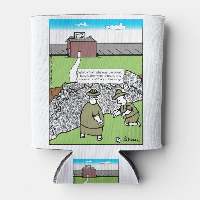 Hühnerknochen überraschend Finale+Adresse+Dialog Dosenkühler (Vorderseite)