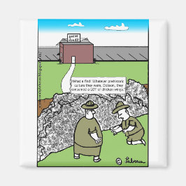 Hühnerknochen überraschend Finale+Adresse+Dialog Magnet