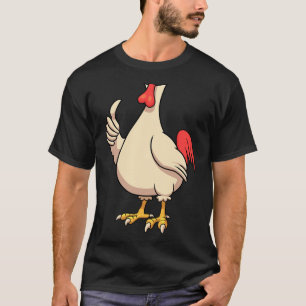 Hühnerkostüm für Halloween-Hahn-Tier-Cosplay T-Shirt