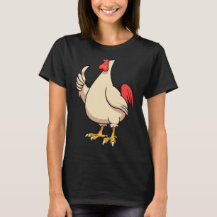 Hühnerkostüm für Halloween-Hahn-Tier-Cosplay T-Shirt