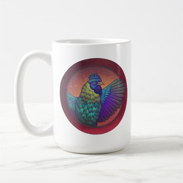 Hühnerkreis-Tasse Kaffeetasse (Links)