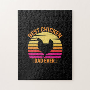 Hühnerkunst Bestes Huhn Puzzle