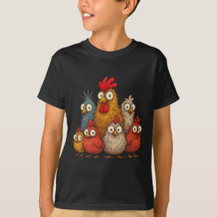 Hühnerkunst Verrückte Hühnergeschenke Für Männer F T-Shirt