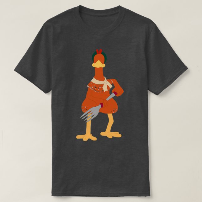 Hühnerlauf T-Shirt (Design vorne)