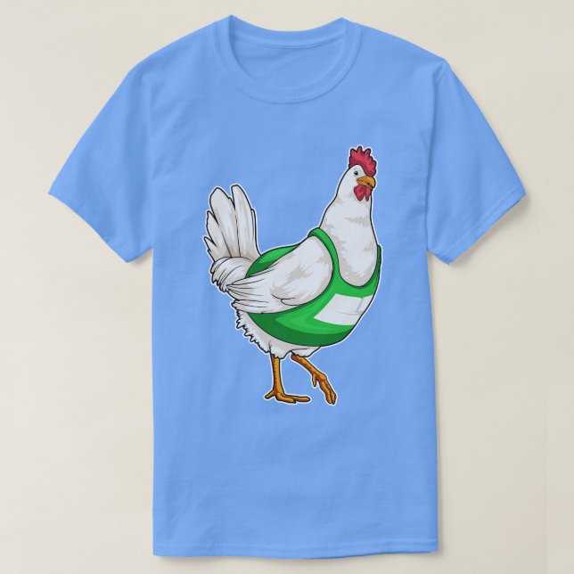 Hühnerläufer T-Shirt (Design vorne)