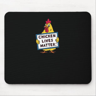 Hühnerleben - Vegetarisch - Tierliebhaber Mousepad