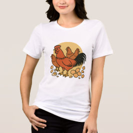 Hühnerliebhaber Damen T-Shirt Tri-Blend Shirt