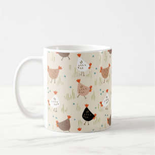 Hühnerliebhaber Landküche Dekoration Kaffeetasse