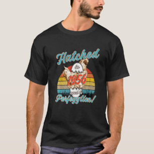 Hühnerliebhaber Vintage Retro Geschlüpft 1956 Gebu T-Shirt