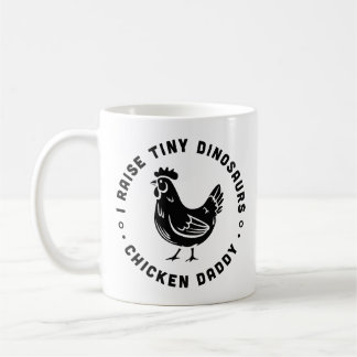 Hühnerliebhaberpapa Ich züchte winzige Dinosaurier Kaffeetasse