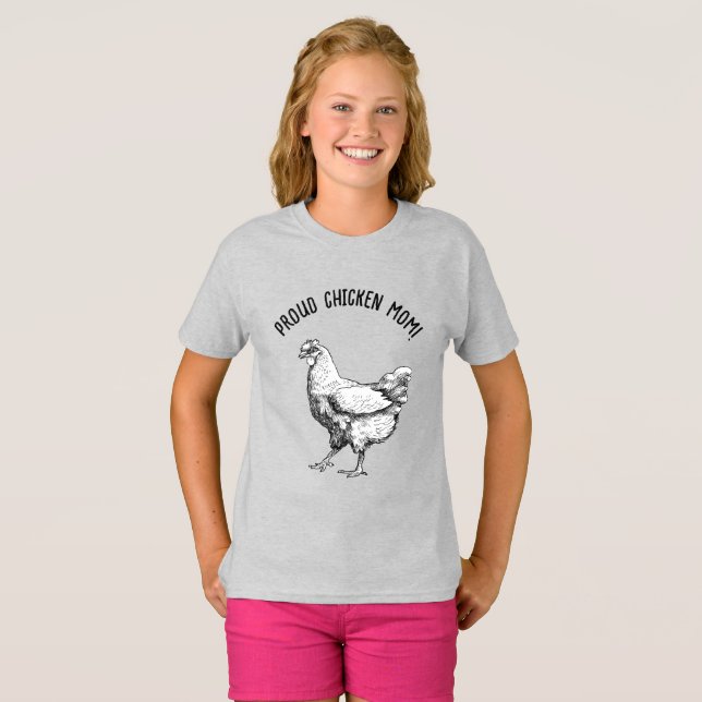 Hühnermutter! T-Shirt (Vorne ganz)